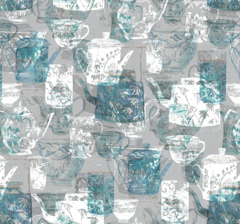 Φωτοταπετσαρία Τοίχου Κολάζ με Προσελάνες - Komar - Decotek R3-030 (300cm x 280cm)-0
