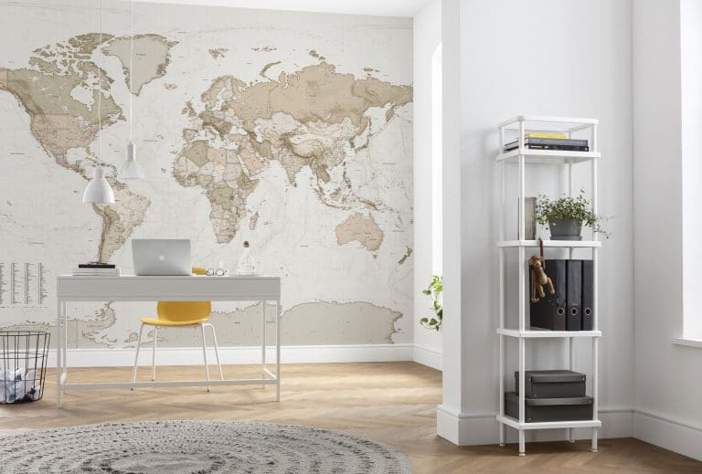 Φωτοταπετσαρία Τοίχου Παγκόσμιος Χάρτης - Komar - Decotek x7-1015 (350cm x 250cm)-172590