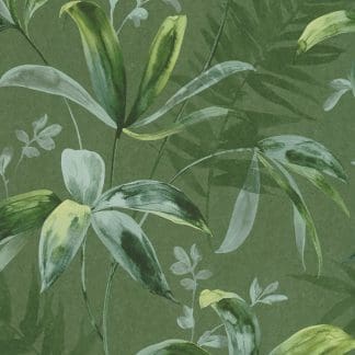 Φλοράλ Ταπετσαρία Τοίχου Φύλλα – AS Creation, Jungle Chic (1005x53cm) – Decotek 377042-0