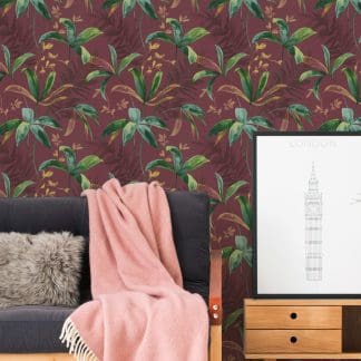 Φλοράλ Ταπετσαρία Τοίχου Φύλλα – AS Creation, Jungle Chic (1005x53cm) – Decotek 377043-174609
