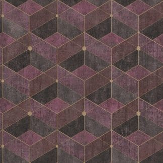 Μοντέρνα Ταπετσαρία Τοίχου 3D Γεωμετρικά Σχήματα – Living Walls, Titanium 3 (1005x53cm) – Decotek 382025-0
