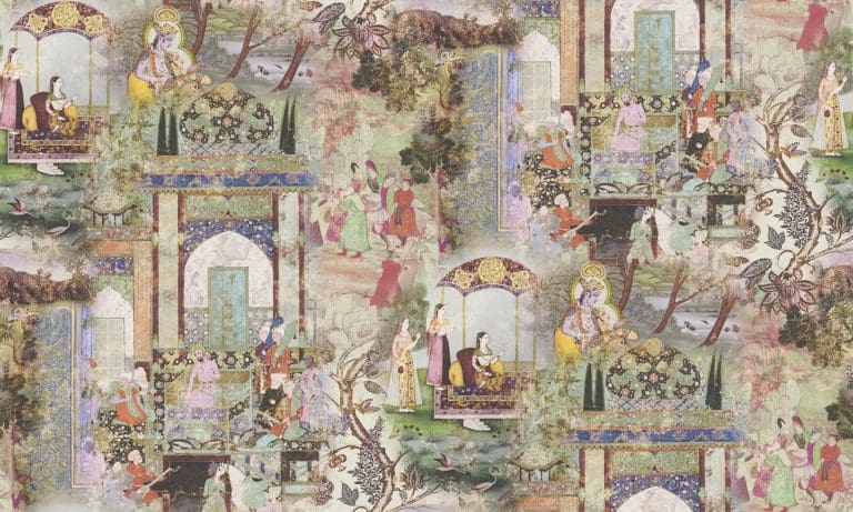 Θεματική Ταπετσαρία Τοίχου με Πολιτισμό Ανατολής – AS Creation,Dreamy Flowery (1005x53cm) – Decotek 381741-0