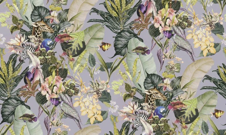 Φλοράλ Ταπετσαρία Τοίχου και Φιγούρες Ζώων – AS Creation,Dreamy Flowery (1005x53cm) – Decotek 381762-0