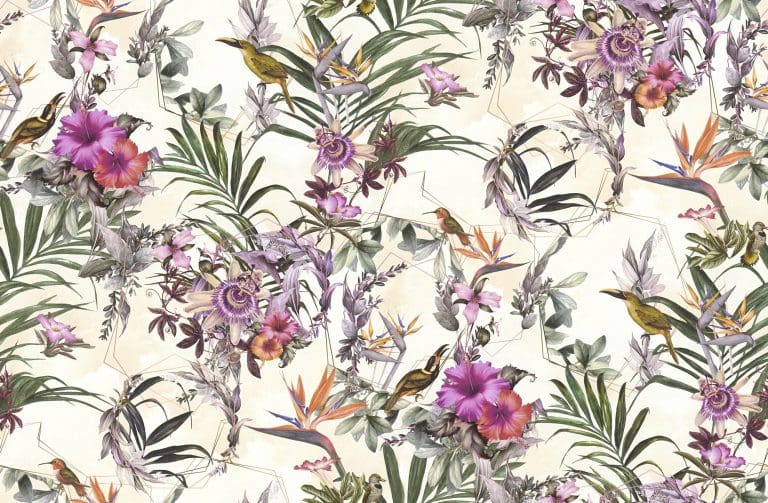 Φλοράλ Ταπετσαρία Τοίχου – AS Creation,Dreamy Flowery (1005x53cm) – Decotek 381786-0
