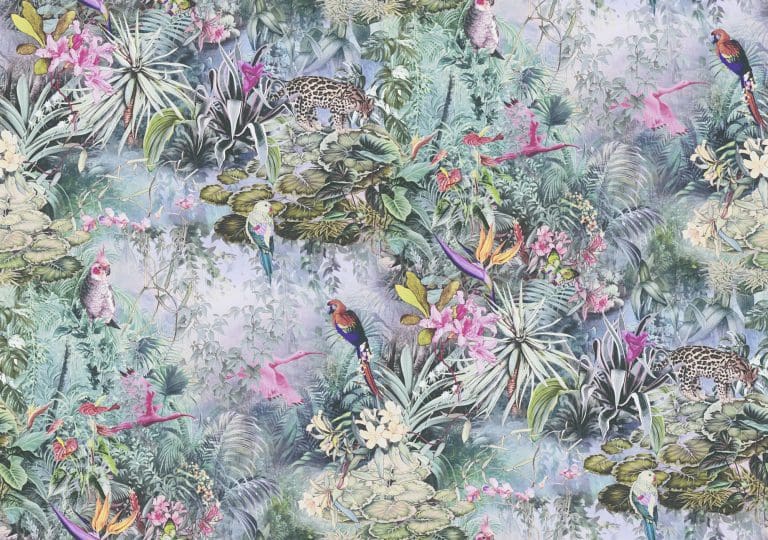 Ταπετσαρία Τοίχου Τροπικά Φυτά και Παπαγάλοι – AS Creation,Dreamy Flowery (1005x53cm) – Decotek 381791-0