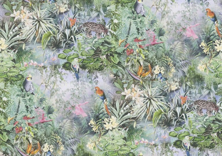 Ταπετσαρία Τοίχου Τροπικά Φυτά και Παπαγάλοι – AS Creation,Dreamy Flowery (1005x53cm) – Decotek 381792-0
