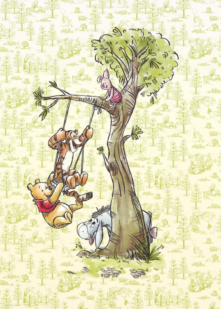Komar Non Woven Photomural Winnie the Pooh in the Wood-0