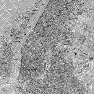 Komar Non Woven Photomural New York City Map-0