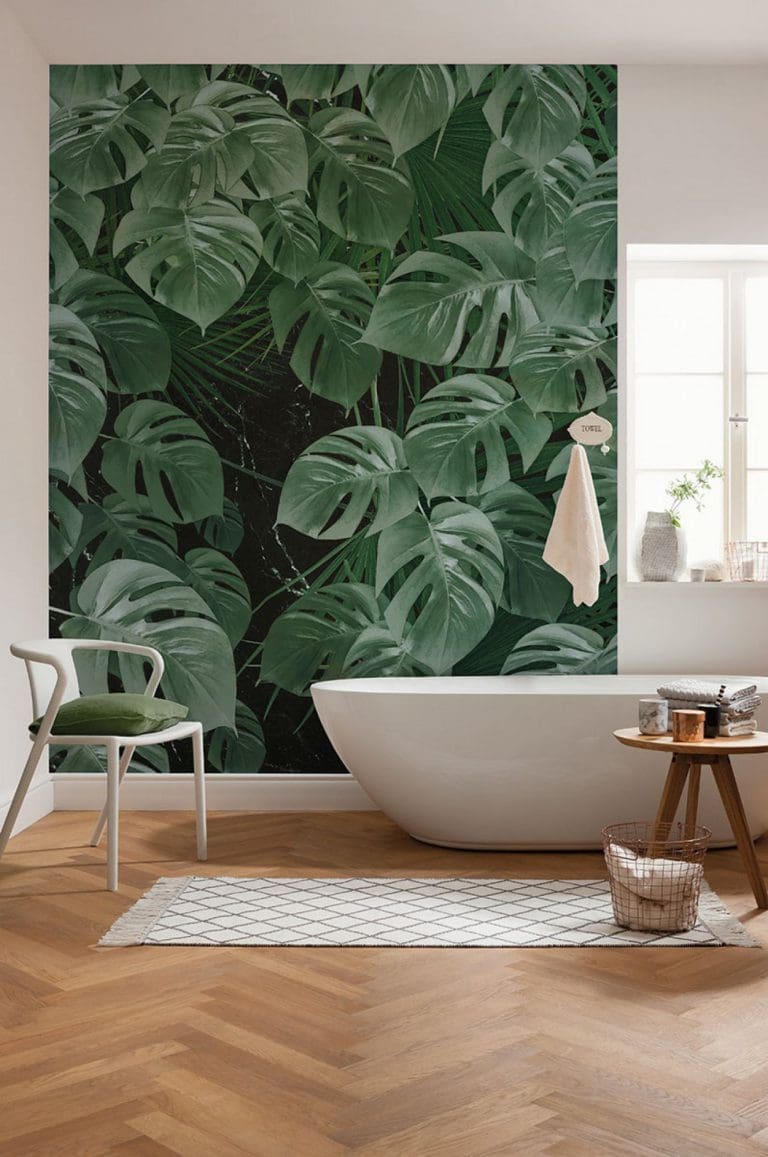 Komar Non Woven Photomural Monstera on Marble-210632