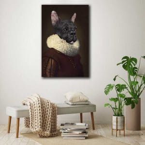 Πίνακας Ζωγραφικής Σκύλος με Αριστοκρατικό Στυλ- Decotek 220408-0