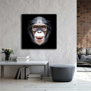 Πίνακας Ζωγραφικής Μοντέρνο Κεφάλι Πίθηκου - Decotek 220428-0