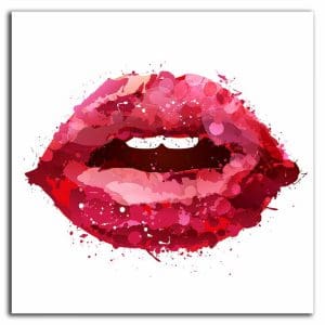 Πίνακας Ζωγραφικής Κόκκινα Χείλη - Decotek 220525-212137
