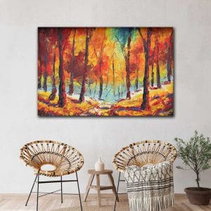 Πίνακας Ζωγραφικής Φθινόπωρο στο Δάσος - Decotek 220535-0