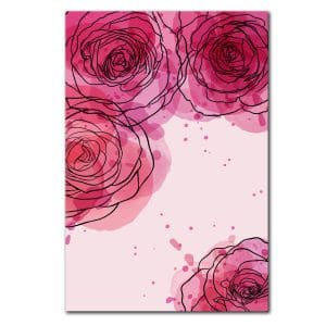 Πίνακας Ζωγραφικής Ροζ Τριαντάφυλλα- Decotek 220549-216307