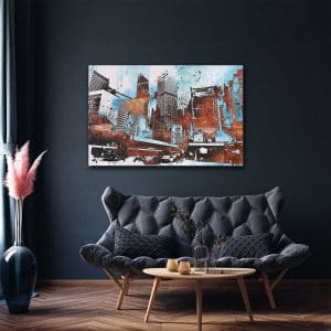 Πίνακας Ζωγραφικής Ουρανοξύστες - Decotek 220659-0