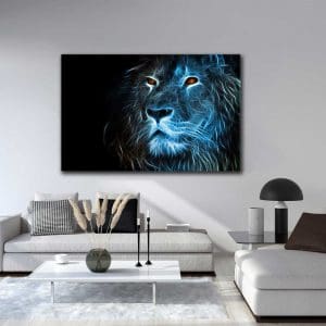 Πίνακας Ζωγραφικής Μπλε Λιοντάρι Φαντασίας - Decotek 220667-0