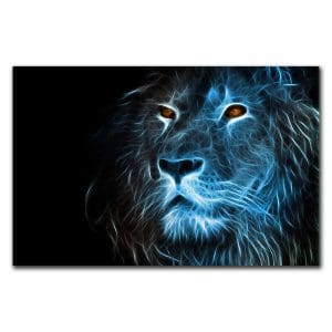 Πίνακας Ζωγραφικής Μπλε Λιοντάρι Φαντασίας - Decotek 220667-212689
