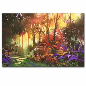 Πίνακας Ζωγραφικής Ζωγραφισμένο Δάσος - Decotek 220674-212713