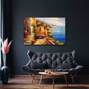 Πίνακας Ζωγραφικής Θέα στις Ελληνικές Θάλασσες - Decotek 220707-0