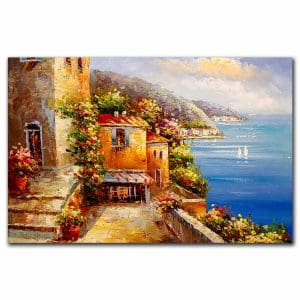 Πίνακας Ζωγραφικής Θέα στις Ελληνικές Θάλασσες - Decotek 220707-212841