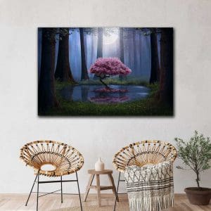 Πίνακας Ζωγραφικής Φανταστικό Ροζ Δέντρο - Decotek 220754-0