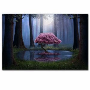 Πίνακας Ζωγραφικής Φανταστικό Ροζ Δέντρο - Decotek 220754-213021