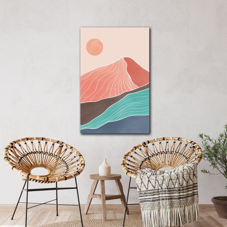 Πίνακας Ζωγραφικής Βουνά με Χρώματα - Decotek 220775-0