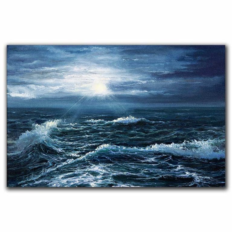 Πίνακας Ζωγραφικής Boyan Dimitrov, Κύματα στον Ωκεανό- Decotek 220818-213261