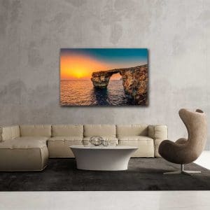 Πίνακας Ζωγραφικής Βράχος στην Θάλασσα - Decotek 220829-0