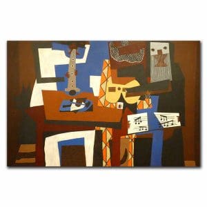 Πίνακας Ζωγραφικής Pablo Picasso, Οι Τρεις Μουσικοί - Decotek 220834-213321
