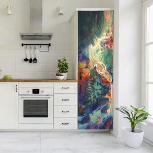 Αυτοκόλλητο Ψυγείου Αφηρημένη Τέχνη - Decotek 20306-0