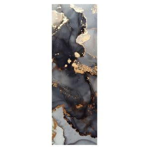 Αυτοκόλλητο Ψυγείου Αφηρημένο Μαύρο και Χρυσό - Decotek 20330-217618