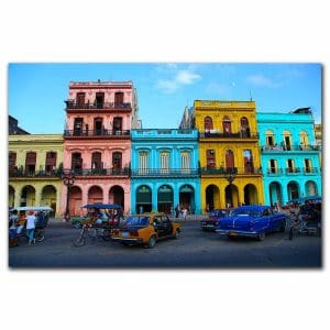 Πίνακας Ζωγραφικής Σπίτια Στην Κούβα - Decotek 220844-213357