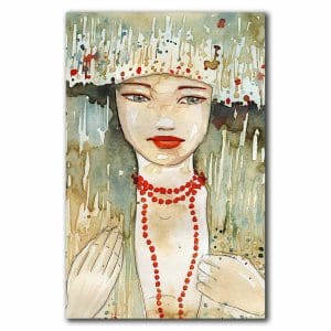 Πίνακας Ζωγραφικής Όμορφο Γυναικείο Πορτρέτο - Decotek 220889-213529