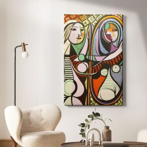 Πίνακας Ζωγραφικής Πάμπλο Πικάσο, Κορίτσι στον Καθρέφτη - Decotek 220570