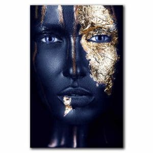 Πίνακας Ζωγραφικής Πρόσωπο με Χρυσό Μάτι - Decotek 220541-216157