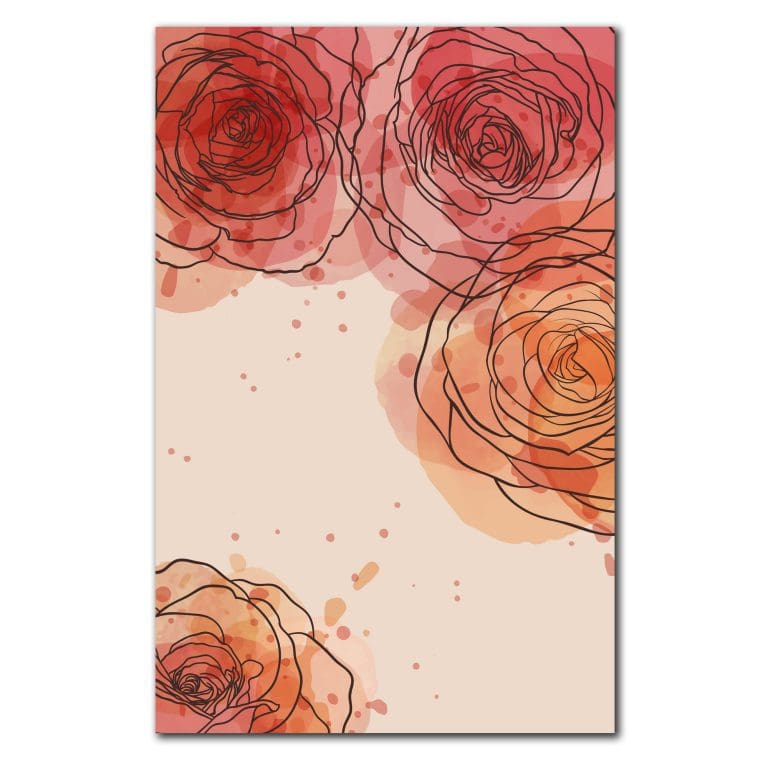 Πίνακας Ζωγραφικής Τριαντάφυλλα σε Παστέλ Αποχρώσεις - Decotek 220560-216329