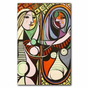 Πίνακας Ζωγραφικής Πάμπλο Πικάσο, Κορίτσι στον Καθρέφτη - Decotek 220570-216347