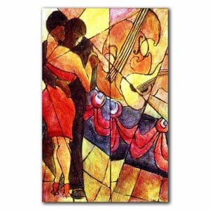 Πίνακας Ζωγραφικής Χορεύοντας Jazz- Decotek 220611-216005