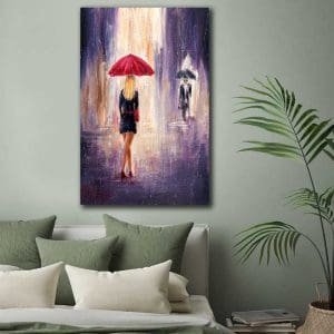 Πίνακας Ζωγραφικής Boyan Dimitrov, Βόλτα μέσα στην Βροχή - Decotek 220722-0