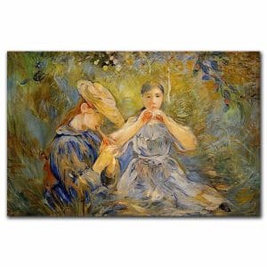 Πίνακας Ζωγραφικής Berthe Morisot, Φλάουτο στον Κήπο 1890 - Decotek 220741-215965