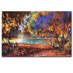 Πίνακας Ζωγραφικής Φθινόπωρο στην Λίμνη - Decotek 220751-216209