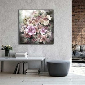 Πίνακας Ζωγραφικής Ροζ Σύνθεση Λουλουδιών - Decotek 220790-0