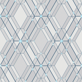 Ταπετσαρία Τοίχου Γεωμετρικά σχήματα - Ugepa, Reflets (1005x53cm) - Decotek L77801-0