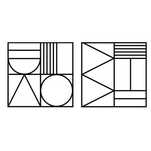Γεωμετρικά Σχήματα από μέταλλο 90111