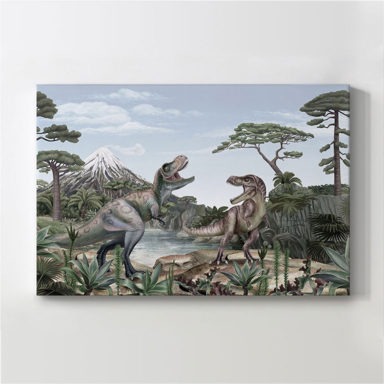 pinakas-zwgrafikis-deinosauros-t-rex-kikki-belle-221004