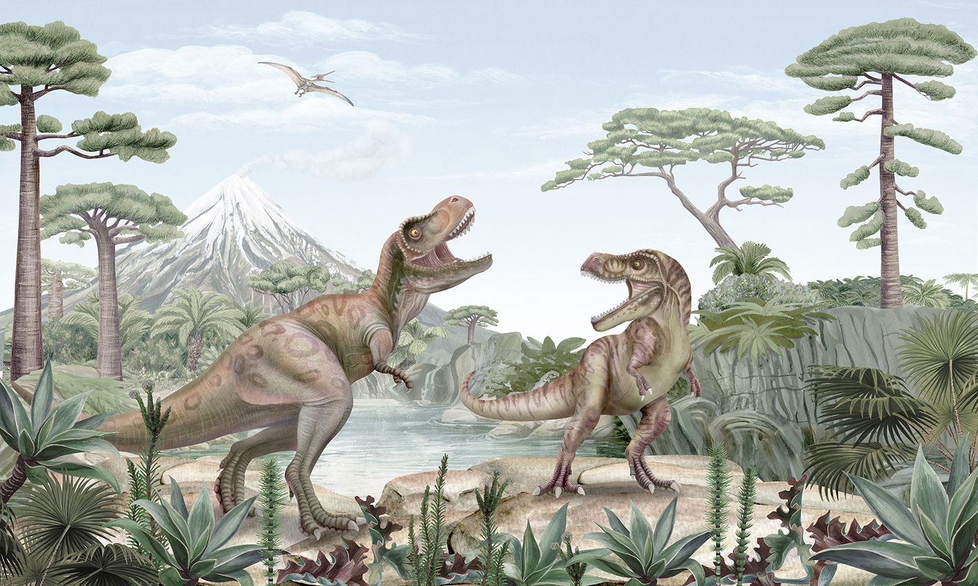 Φωτοταπετσαρία Δεινόσαυρος T-Rex - Kikki Belle 60288
