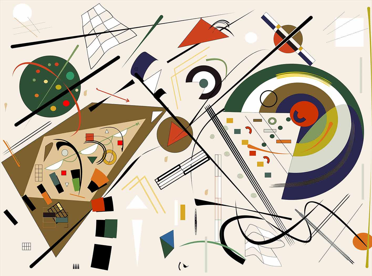 Φωτοταπετσαρία Kandinsky Composition 1 - Decotek 60379