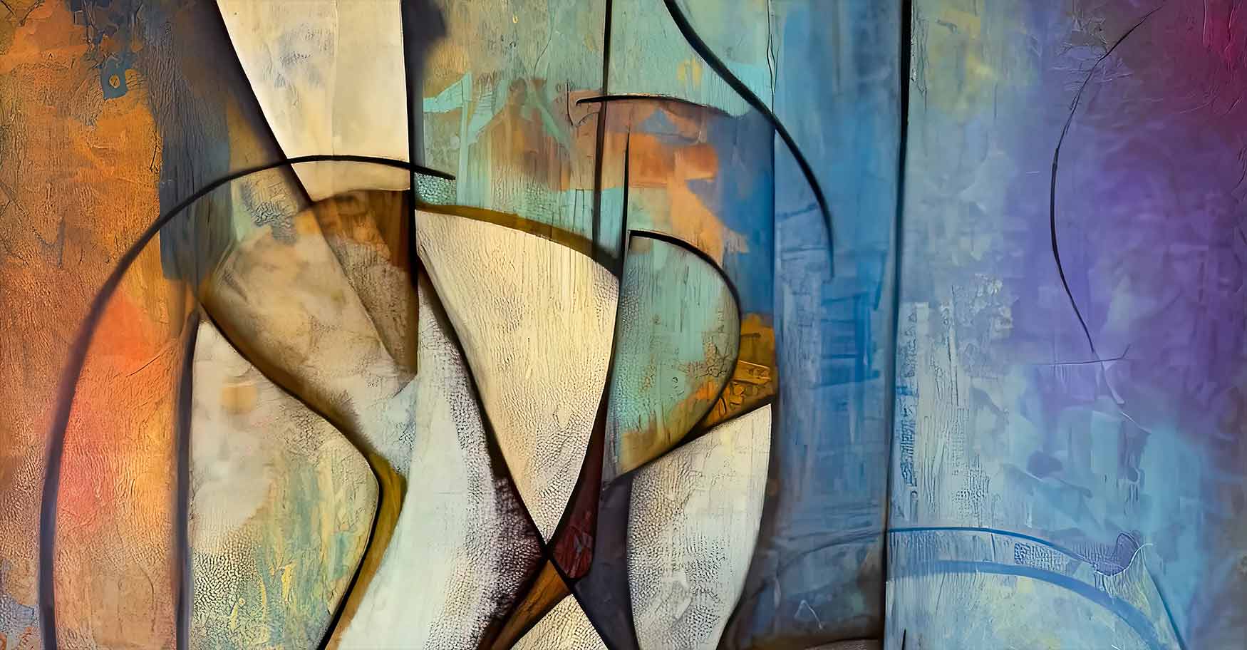 Φωτοταπετσαρία Abstract Shaped Art - Decotek 60453