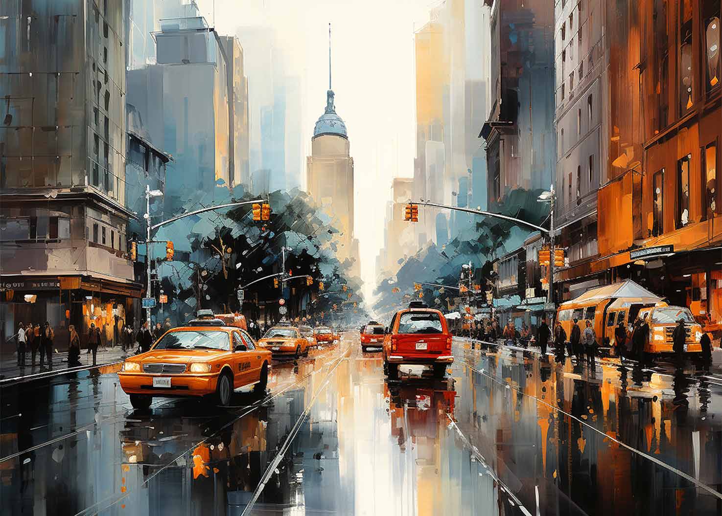 Φωτοταπετσαρία  Abstract Street of New York - Decotek 60368